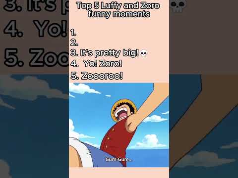 Luffy and Zoro funny moment💀💀💀#luffy  #zoro  | Please Subscribe #luffy  #zoro