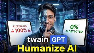 TWAIN GPT FULL TUTORIAL | How to Humanize AI Text Step by Step