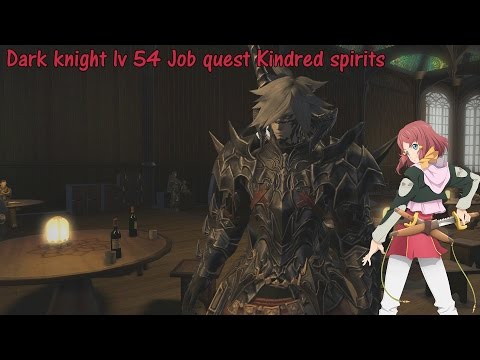 Final Fantasy XIV Dark knight lv 54 Job quest Kindred spirits