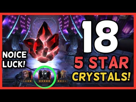 18x 5 Star Crystal Opening | Some Amazing Pulls! | Marvel Contest of Champions