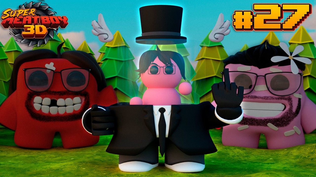 a tortura acabou? 😭🙏 - Super Meat Boy 3D #27