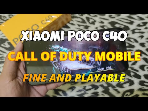 Call of Duty Mobile in Xiaomi POCO C40 (Hand Cam)