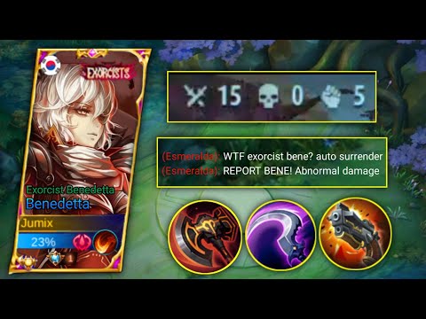 TOP GLOBAL BENEDETTA BEA BURST DAMAGE AND EMBLEM SET • VERY HIGH DAMAGE!