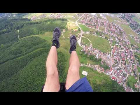Amazing Paragliding at Bunloc, Brasov, Romania