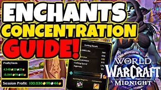How To Make Gold With Concentration in Enchanting | WoW Midnight Profession Guide & Goldmaking