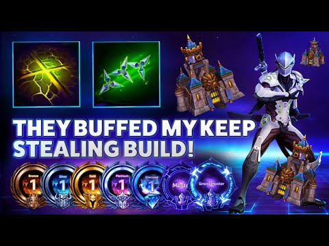 Genji XStrike - THEY BUFFED MY KEEP STEALING BUILD! - Hardstuck Bronze 5 Adventures 2022