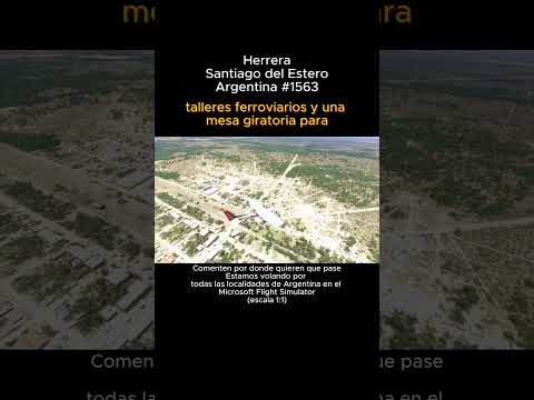 Herrera, Santiago del Estero desde el Microsoft Flight Simulator #herrera #santiagodelestero #msfs