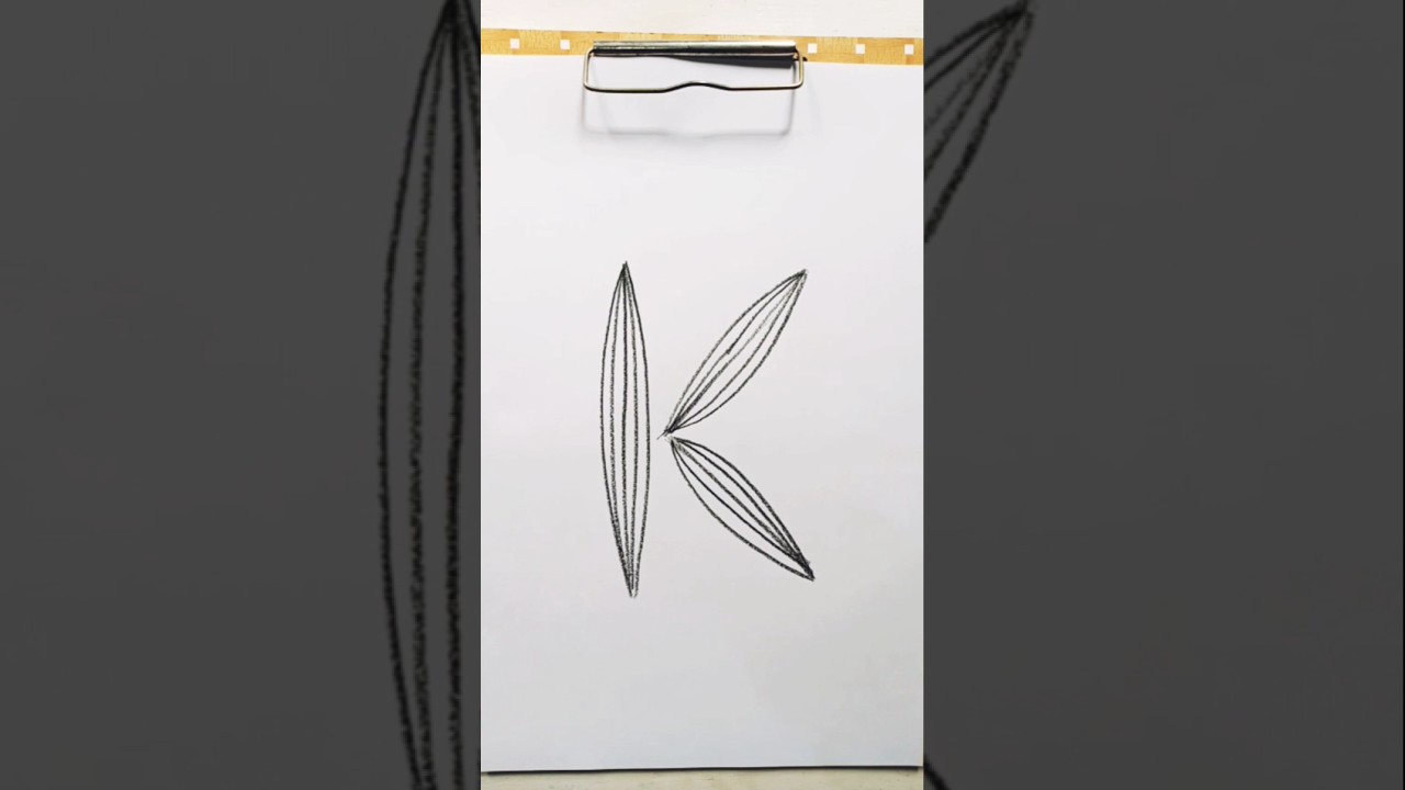 Nature theme letter art | Letter art. #letter #lettering #font #theme #nature #leaf #leafart #art.