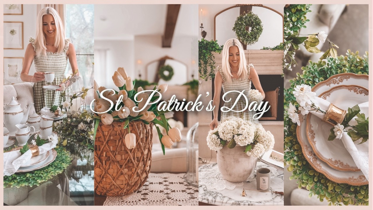 St. Patrick’s Day Decor Ideas | Simple and Elegant Spring Decorating