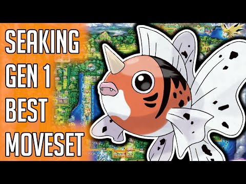 Seaking Gen 1 Best Moveset - Seaking Best Moveset Moves Pokemon Red Blue Yellow Version Guide