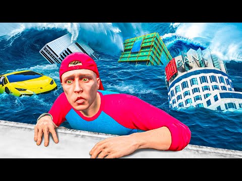 1000 Meter WELLE zerstört GTA 5!