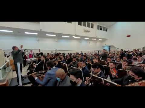 Ensaio CCB Gleba do Pêssego (30/07) - Hino 289 A Vitória Cristo Nos Dará - 105 músicos/33 Organistas