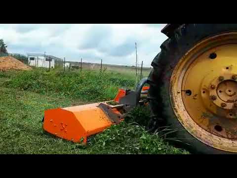 Мульчирователь DP205 в работе по клеверу