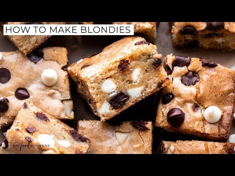 How to Make the BEST Blondies