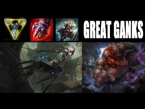 Patch 7.10 GANK RECEPTION Camille vs. Gragas--5/4/5--Diamond V--Ranked Solo Q