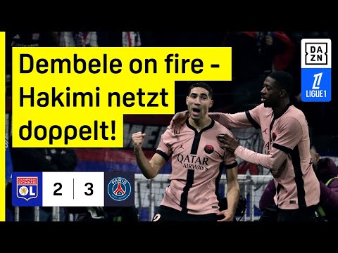 Olympique Lyon - PSG | Ligue 1 | DAZN Highlights
