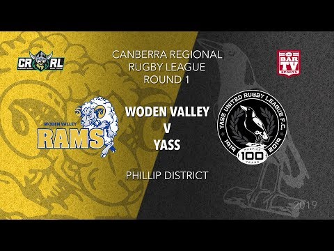 2019 Canberra Region RL - Round 1 - Woden Valley Rams v Yass Magpies