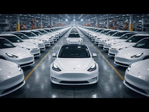 How Tesla Builds 5,000 Model Ys Per Week: From Molten Metal to Drive