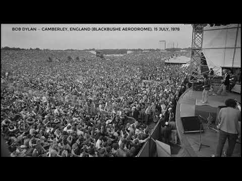 Bob Dylan — Camberley, England (Blackbushe Aerodrome). 15 July, 1978