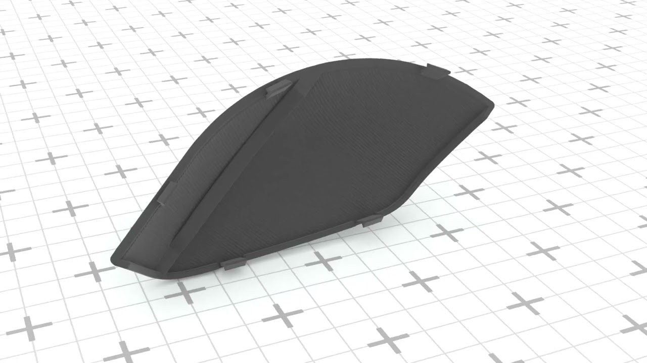 Front Right Door Card Lamp Lens Cover MR489038 3D Print Model