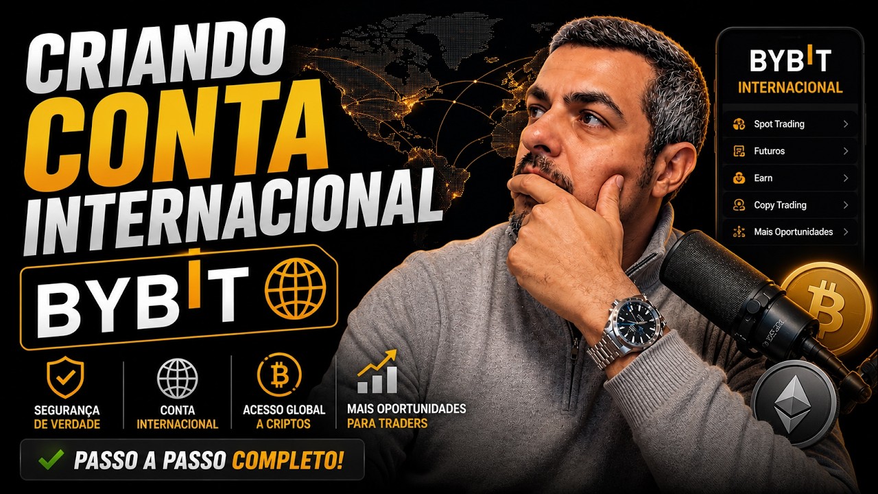 Conta Internacional Bybit: como criar passo a passo e fugir do bloqueio do Banco Central