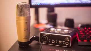 Video thumbnail for Behringer C1 + Behringer Uphoria UM2 by Tech Raccoon