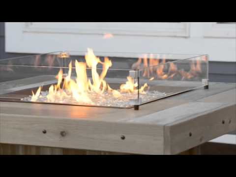 Vintage Square Fire Table - The Outdoor GreatRoom Company Video