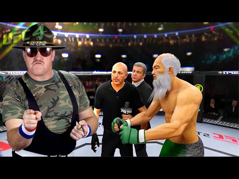 UFC4 | Old Bruce Lee vs. Sergeant Slaughter (EA sports UFC 4)