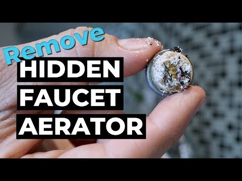 Remove Water Faucet Hidden Aerator (Delta)