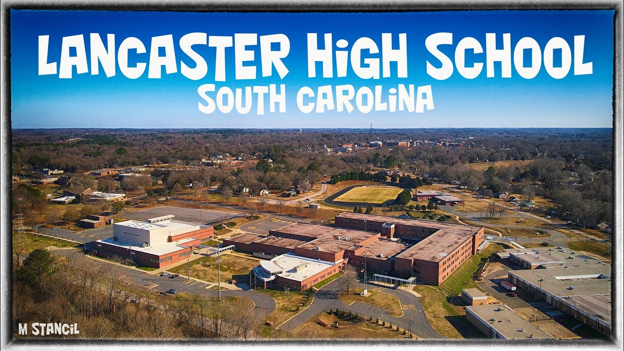 Lancaster High School, SC 4K (DJI Mavic Air 2 Footage) Home of the Bruins!! 35 miles from Charlotte!
