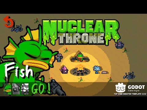 Nuclear Throne Clone Godot | Top Down Shooter Template