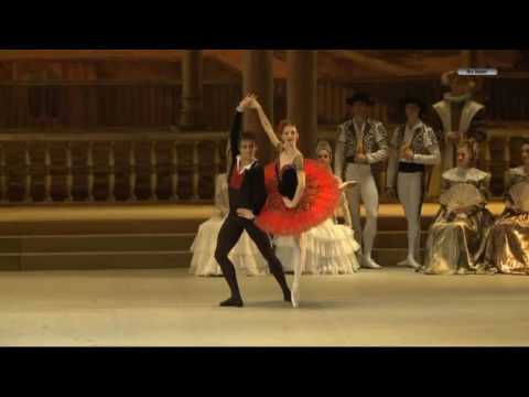 25 01 2014 Anna Tikhomirova and Igor Tsvirko in Don Quixote PDD, adagio and coda, Debut