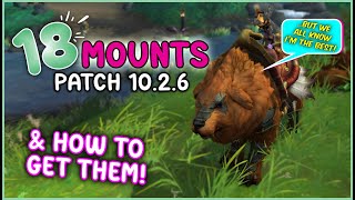 How to Get EVERY Mount from Patch 10.2.6 Plus TAIVAN! WoW