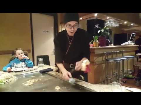 Teppanyaki at Kabuki Restaurant in Gaillard, France