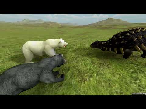 POLAR BEAR AND BLACK BEAR VS EVERY UNIT | BEAST BATTLE SIMULATOR.