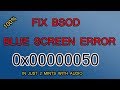 How To Fix BSOD Stop 0x00000050 Page Fault In Nonpaged Area In Windows 10 8 7 2019