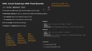 2444  Count Subarrays With Fixed Bounds