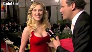 Scarlett Johanssons Boobs Felt Up at Golden Globes