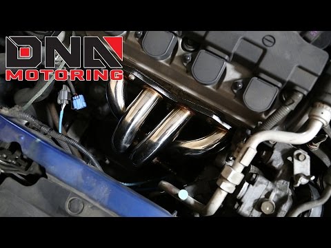 DNA Motoring 01-05 Honda Civic LX D17A1 4-1 Header Installation