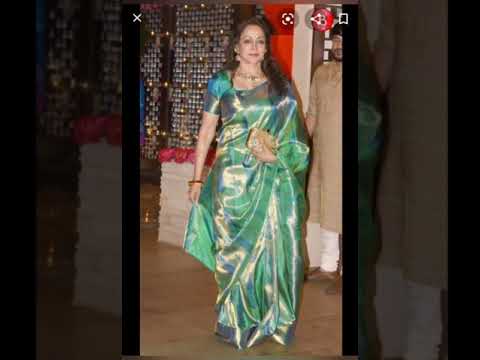 Indian actrees hema malini best celibrities letest saree blouse idea,s ❤❤