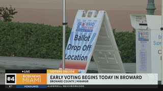Early voting begins for Florida primaries in Broward County
