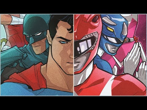 Justice League vs Power Rangers