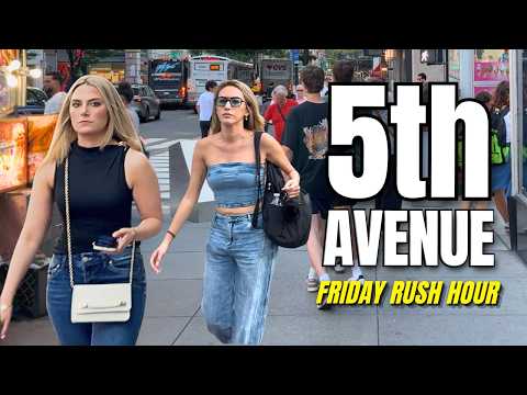 Here's What Happens on 5th Avenue AFTER 6PM | NYC Walking Tour 4K