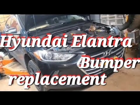How to remove & replace front bumper for Hyundai Elantra