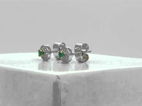 Emerald earrings E-NDD-030 by www.QueenEmerald.com