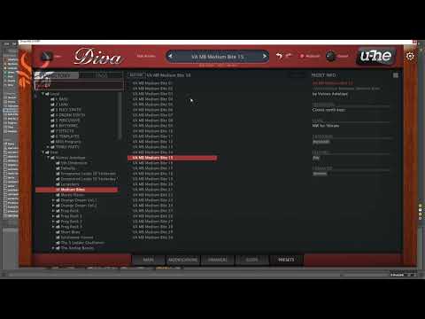 Uhe DIVA Presets - Medium Bites - Vicious Antelope - Presets Walkthrough