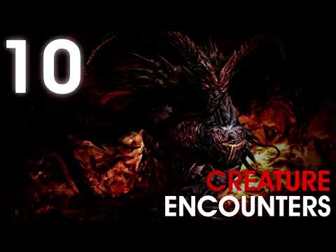 10 SCARY CREATURE ENCOUNTERS (Bigfoot, Dogman, Deerman, Mothman, Demons) -  What Lurks Beneath Video