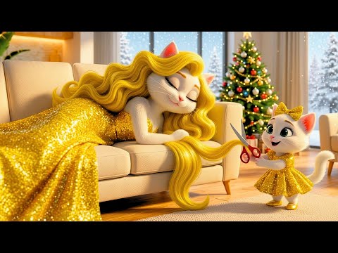 💇🏻‍♀️Mischievous Little Cat Cut Mom’s Hair✂️ For a Minion Then Created New Style😭 #aicat #aicatstory