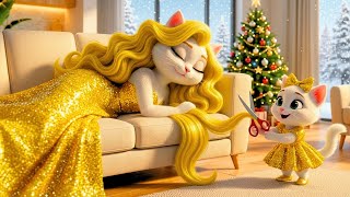 💇🏻‍♀️Mischievous Little Cat Cut Mom’s Hair✂️ For a Minion Then Created New Style😭 #aicat #aicatstory