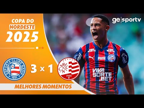 Gols e lances de Bahia x Náutico